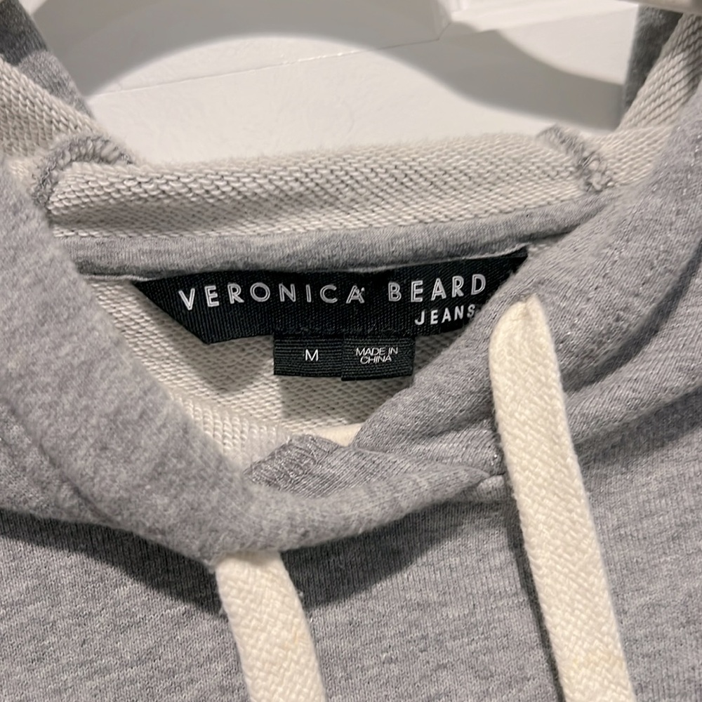 Veronica Beard Hockley Drawstring Sweatshirt Hood… - image 4